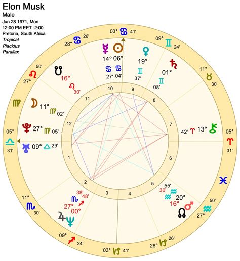 elon musk 八字|Astrology and natal chart of Elon Musk, born on 1971/06/28